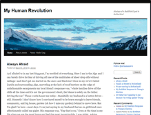 Tablet Screenshot of myhumanrevolution.com